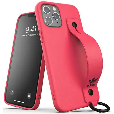 ⁨Adidas OR Hand Strap Case iPhone 12 Pro Max różowy/signal pink 42398⁩ w sklepie Wasserman.eu