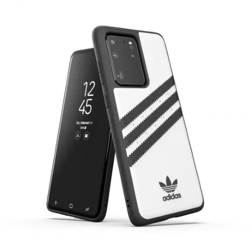 ⁨Adidas OR Moudled Case PU Sam G988 S20 Ultra white-black/white-black 38624⁩ at Wasserman.eu