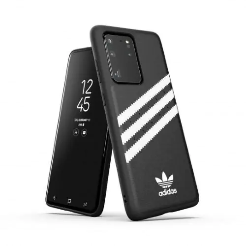 ⁨Adidas OR Moudled Case PU Sam G988 S20 Ultra czarno-biały/black-white 38621⁩ w sklepie Wasserman.eu