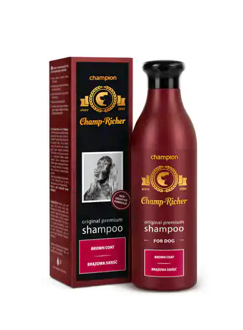 ⁨CHAMP-RICHER (CHAMPION) szampon brązowa sierść 250 ml⁩ w sklepie Wasserman.eu