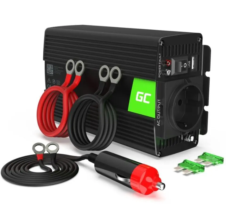 Converter 12V/230V 300W/600W Pure sine at Wasserman.eu