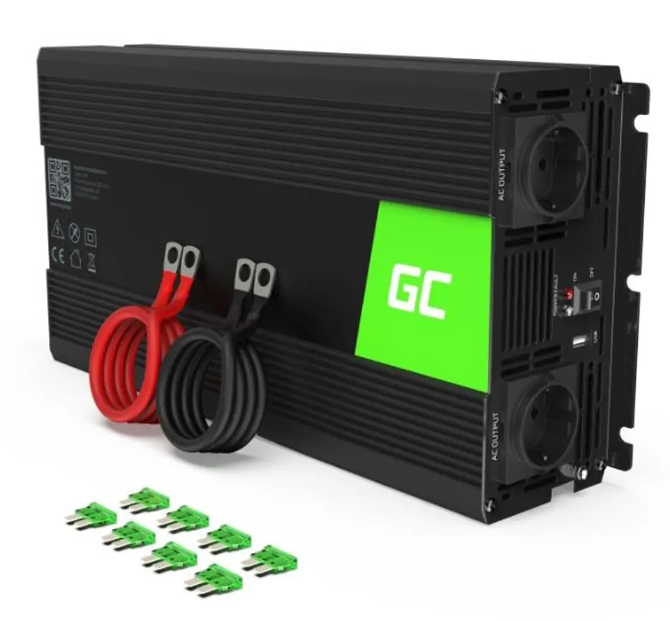 ⁨Przetwornica 12V/230V 1500W/3000W Czysty sinus⁩ w sklepie Wasserman.eu