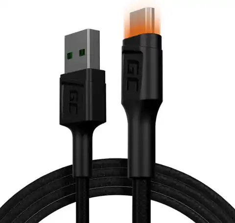 ⁨Kabel GC Ray USB - Micro USB 120 cm, podświetlenie LED⁩ w sklepie Wasserman.eu