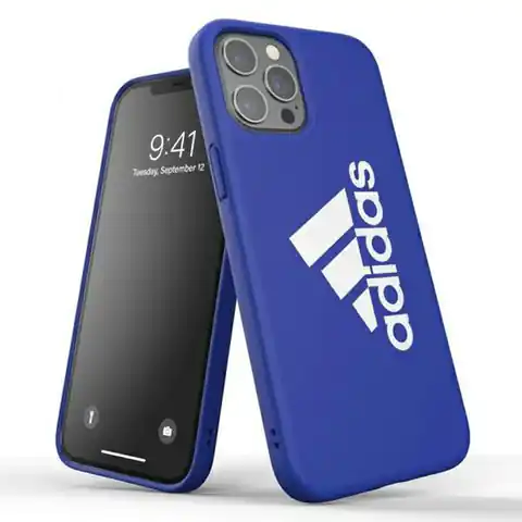 ⁨Adidas SP Iconic Sports Case iPhone 12 Pro Max blue/power blue 42465⁩ at Wasserman.eu