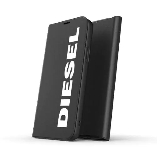 ⁨Diesel Booklet Case Core iPhone 12/12 Pro czarno-biały/black-white 42486⁩ w sklepie Wasserman.eu