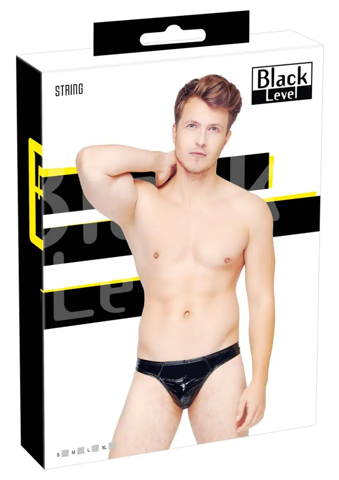 Men's Vinyl Thongs Albert S Black Level at Wasserman.eu