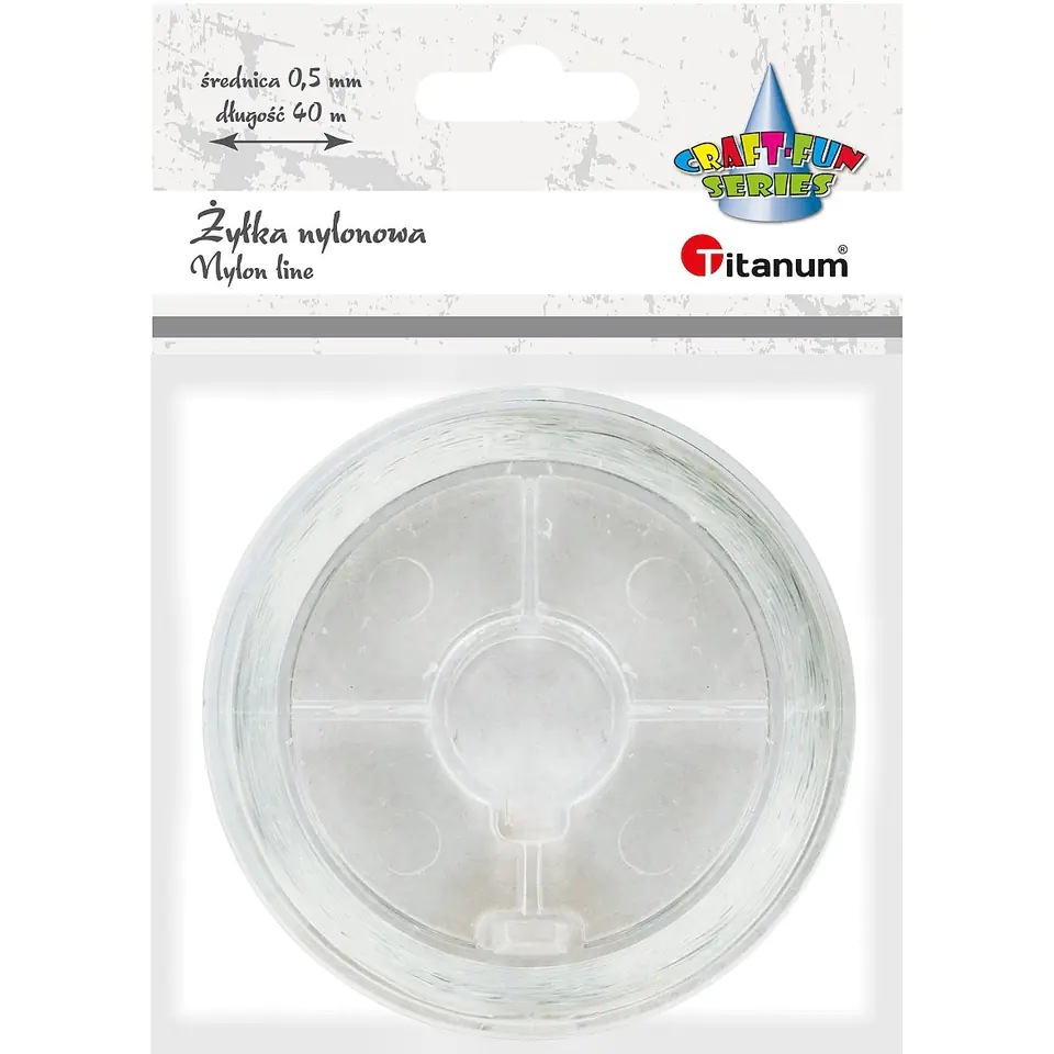 ⁨Nylon monofilament line 0,5mm 40m 363624 TITANUM⁩ at Wasserman.eu