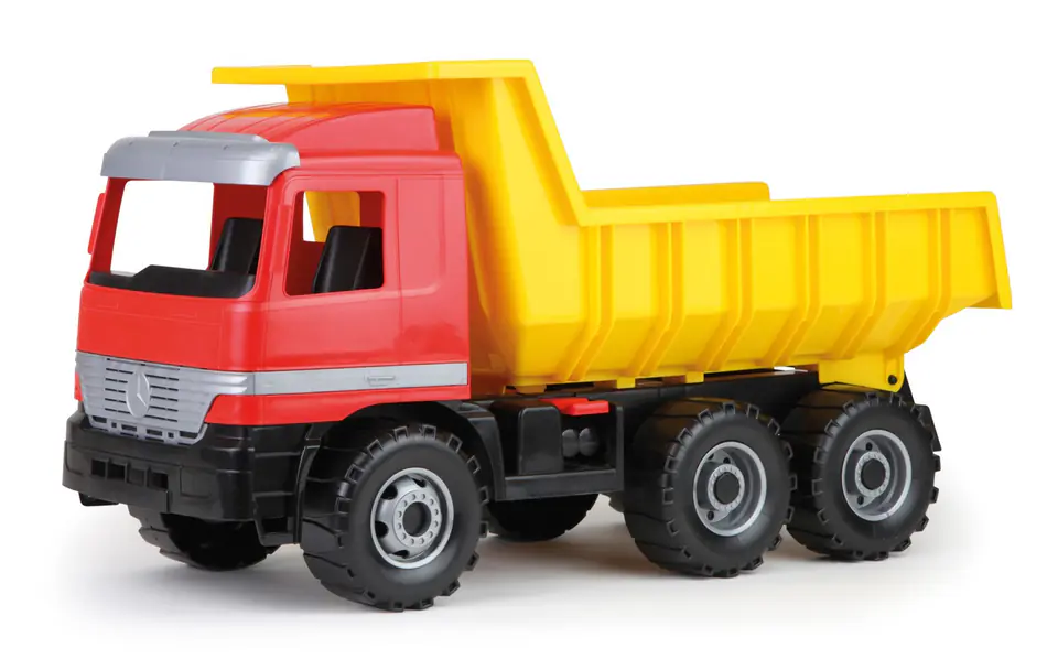 ⁨Lena Dump Truck Actros 62 cm single brown cart⁩ at Wasserman.eu