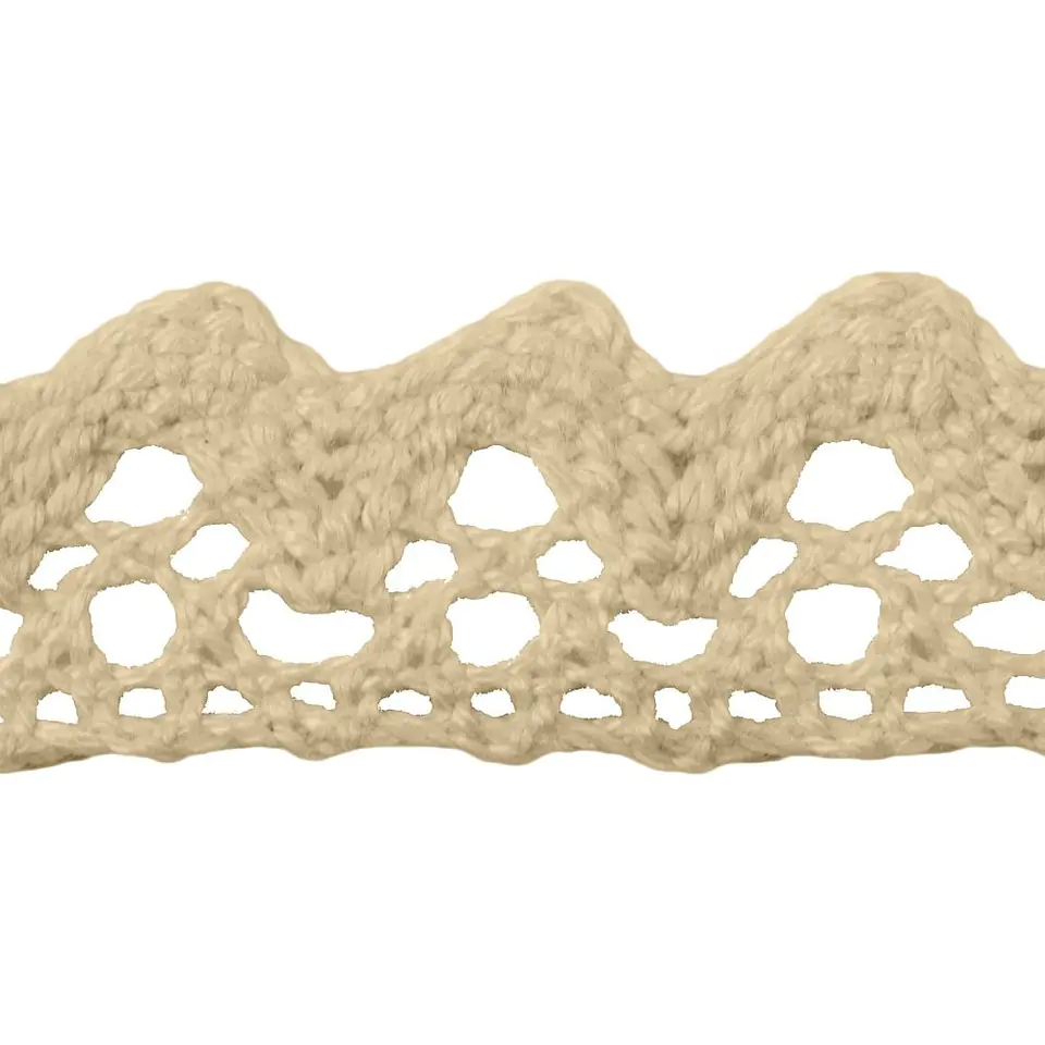 ⁨Ribbon cotton lace self-adhesive cream 15mm 1,8m 373252 TITANUM⁩ at Wasserman.eu