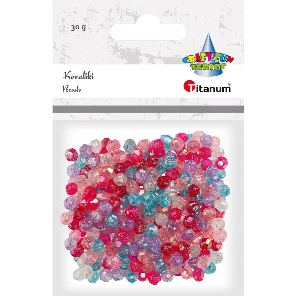 ⁨Koraliki kolorowe 6mm 30g. 390751⁩ w sklepie Wasserman.eu