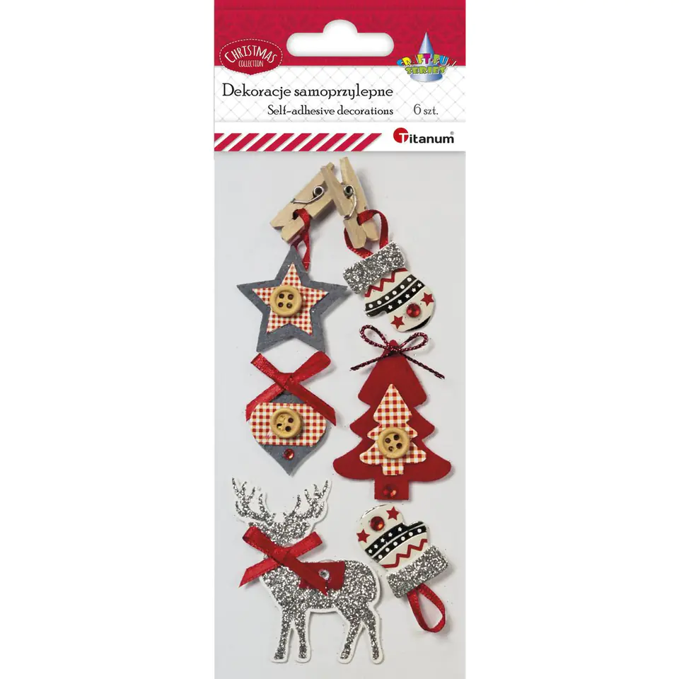 ⁨Christmas Foam Stickers 3D 440731 TITANUM⁩ at Wasserman.eu