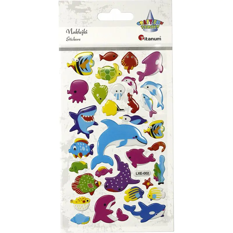 ⁨Convex stickers MARINE ANIMALS 450953 TITANUM⁩ at Wasserman.eu