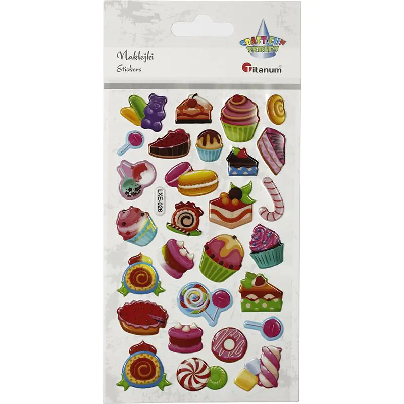 ⁨Raised stickers SWEETS 450941 TITANUM⁩ at Wasserman.eu