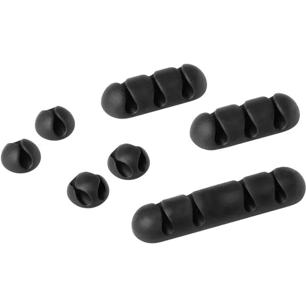 ⁨Self-adhesive clips for 1 cable CAVOLINE CLIP MIX, various types included, 504137 DURABLE⁩ at Wasserman.eu