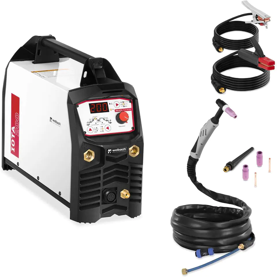 ⁨Inverter Schweißmaschine IGBT MMA WIG HF Hot Start Arc Force Anti Stick 200A 230V⁩ im Wasserman.eu