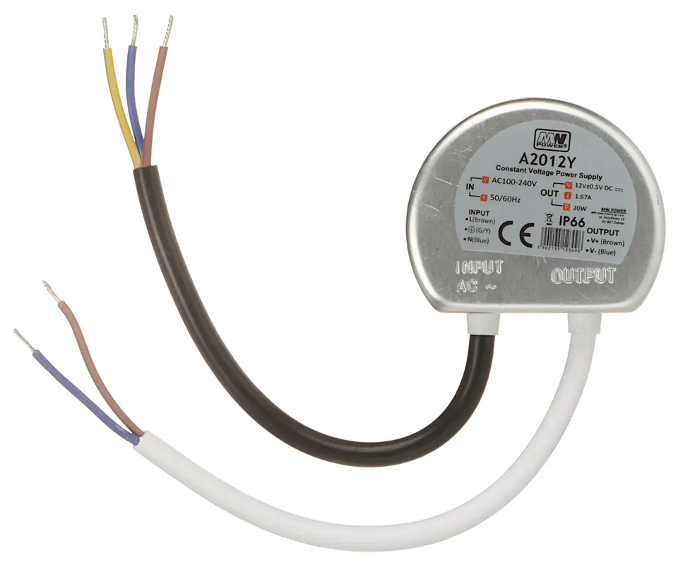 ZASILACZ IMPULSOWY 12V/1.67A-TP MW POWER w sklepie Wasserman.eu