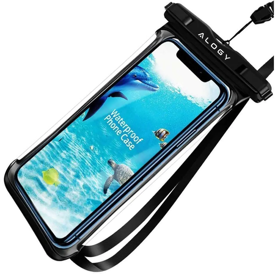 ⁨Waterproof case Alogy waterproof universal IPX8 up to 6.5" Black⁩ at Wasserman.eu