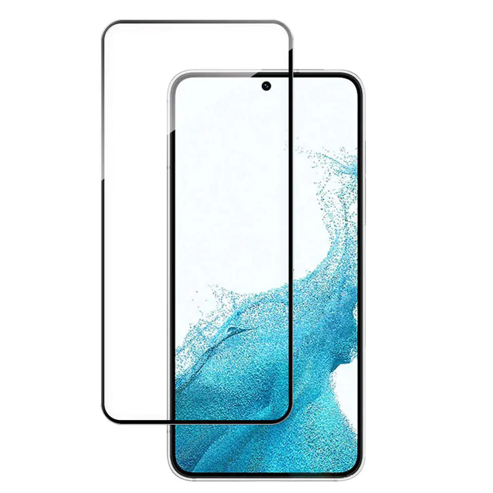 ⁨Szkło hartowane na cały ekran z ramką folia szklana 3D Edge Nano Flexi Glass do Galaxy S22⁩ w sklepie Wasserman.eu