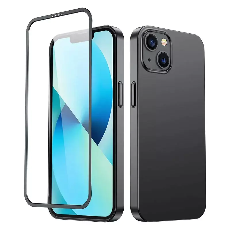 ⁨Joyroom 360 Full Case Case for iPhone 13 Cover for Back & Front + Tempered Glass Black (JR-BP927 black)⁩ at Wasserman.eu