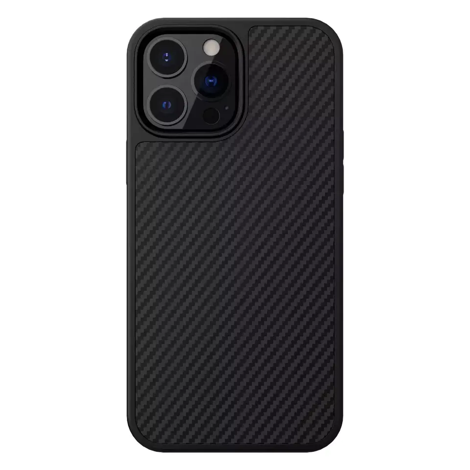 ⁨Nillkin Case Synthetic Fiber Carbon iPhone 13 Pro Max black⁩ at Wasserman.eu