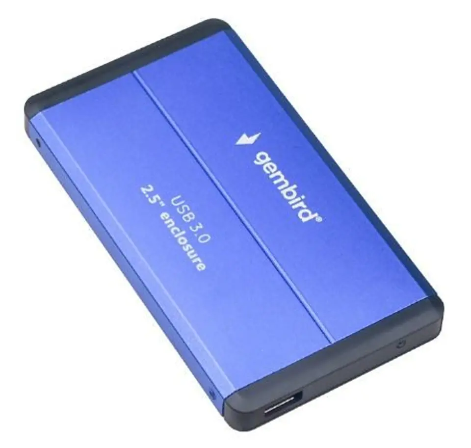 Enclosure 2.5 USB 3.0 blue at Wasserman.eu