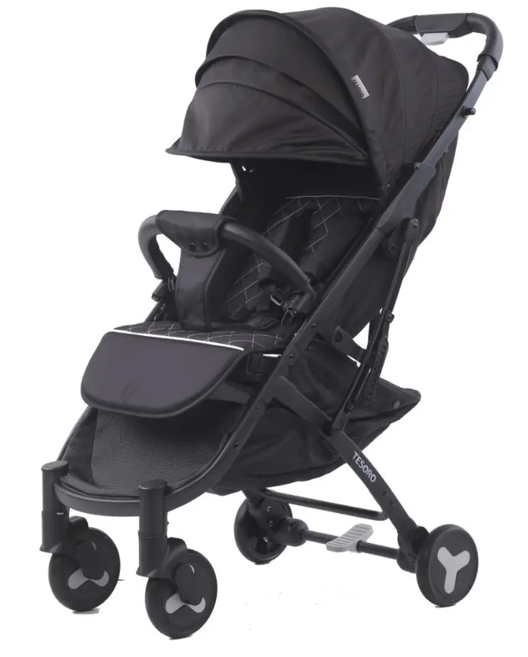 Wózek spacerowy S600 Czarny w sklepie Wasserman.eu
