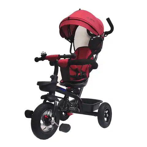 ⁨Tesoro Baby tricycle BT- 10 Frame Black-Red⁩ at Wasserman.eu