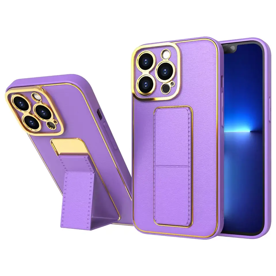 ⁨New Kickstand Case Case for iPhone 12 Pro with Stand Purple⁩ at Wasserman.eu