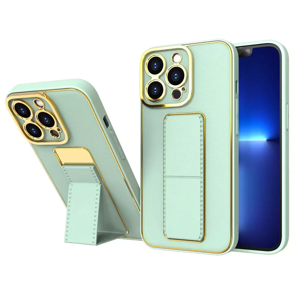 ⁨New Kickstand Case etui do iPhone 12 Pro z podstawką zielony⁩ w sklepie Wasserman.eu