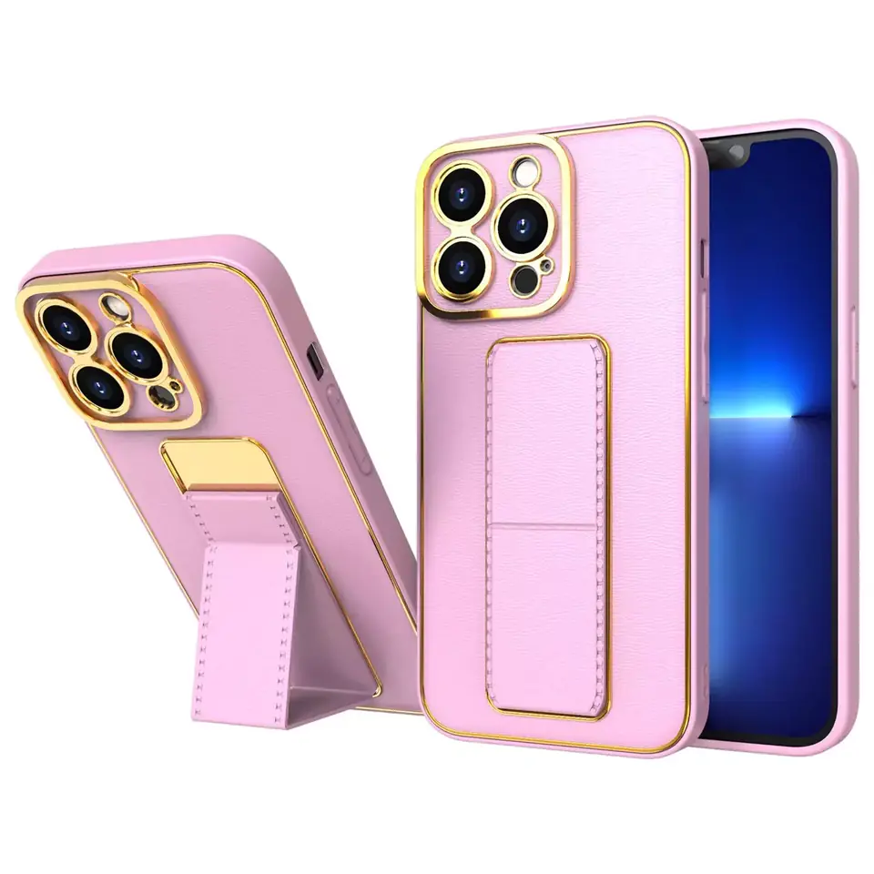 ⁨New Kickstand Case Case for iPhone 12 Pro with Stand Pink⁩ at Wasserman.eu