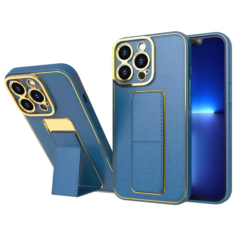 ⁨New Kickstand Case for iPhone 12 Pro with Stand Blue⁩ at Wasserman.eu