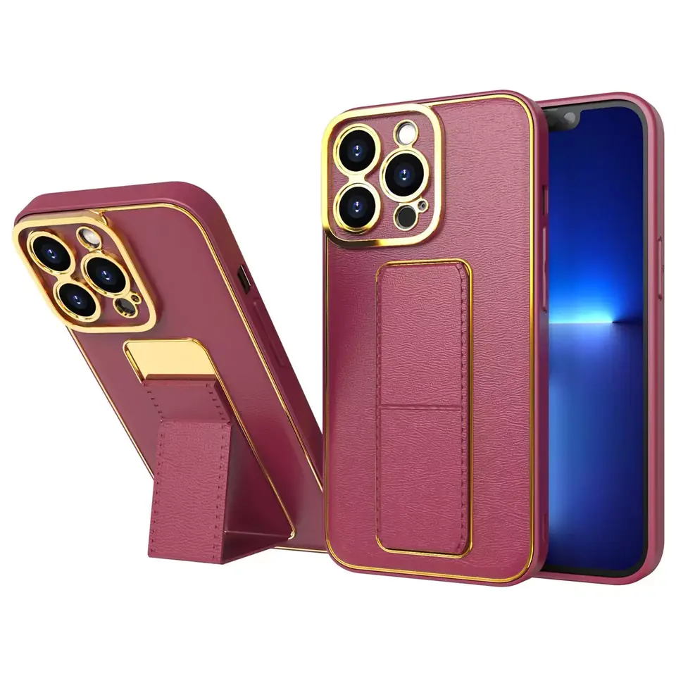 ⁨New Kickstand Case for iPhone 12 Pro with Stand red⁩ at Wasserman.eu