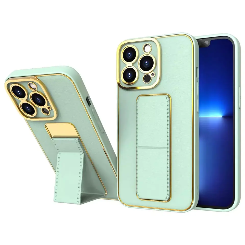 ⁨New Kickstand Case etui do Samsung Galaxy A12 5G z podstawką zielony⁩ w sklepie Wasserman.eu