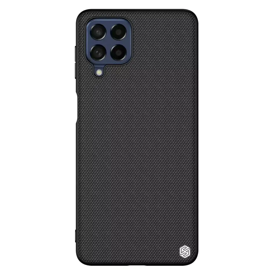 ⁨Nillkin Textured Case wytrzymałe wzmocnione etui z żelową ramką i nylonem na tyle Samsung Galaxy M53 5G czarny⁩ w sklepie Wasserman.eu