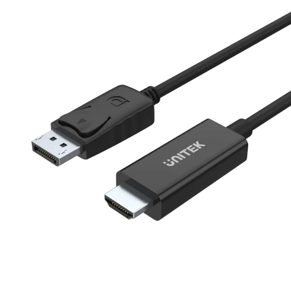 ⁨UNITEK ADAPTER DP - HDMI, M/M, 1,8M, Y-5118CA⁩ w sklepie Wasserman.eu