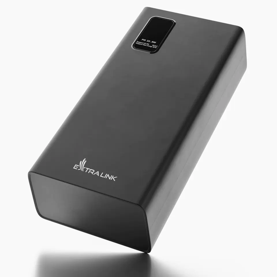 ⁨EXTRALINK EPB-069 30000MAH FAST CHARGING POWER BANK BLACK⁩ w sklepie Wasserman.eu