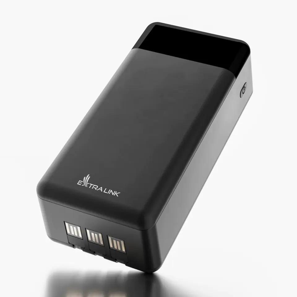 ⁨EXTRALINK EPB-124 30000MAH FAST CHARGING POWER BANK BLACK⁩ w sklepie Wasserman.eu