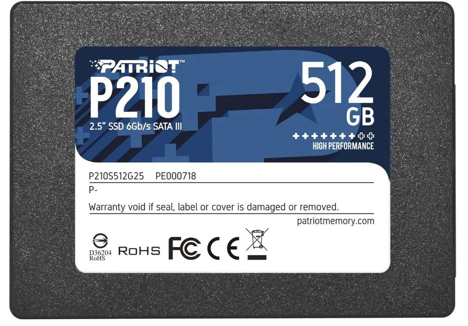 Disc SSD 512GB P210 520/430 MB/s SATA III 2.5 at Wasserman.eu