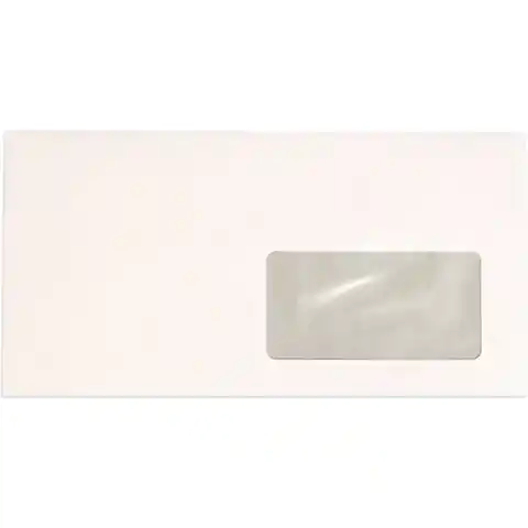 ⁨Koperta DL SK okno PRAWE biała(50)NC 014043/50 /11221200⁩ w sklepie Wasserman.eu