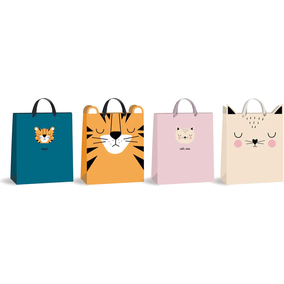⁨Torebka prezentowa BB FRIENDS (12szt.) dziecięca 45x33x17cm INTERDRUK⁩ w sklepie Wasserman.eu