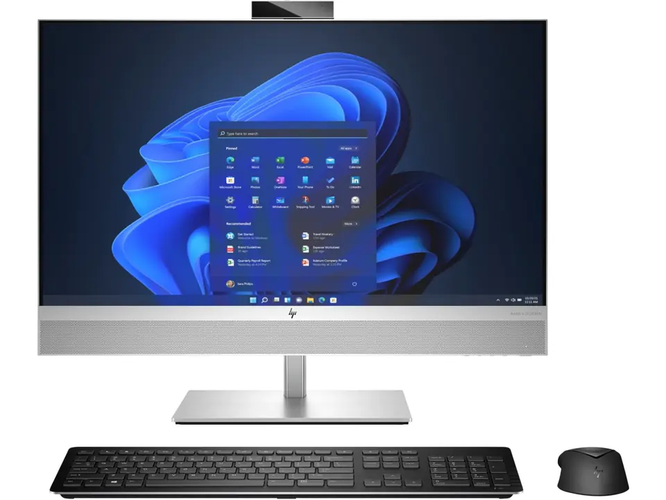 ⁨Komputer EliteOne 870 G9 All-in-One i7-12700 512GB/16GB/W11P/27.0  5V8U7EA⁩ w sklepie Wasserman.eu