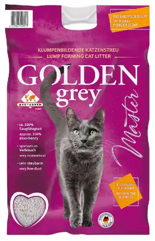 ⁨Katzenstreu Golden Grey Master 14kg⁩ im Wasserman.eu