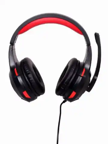 ⁨Gembird GHS-U-5.1-01 headphones/headset Head-band Black, Red⁩ at Wasserman.eu