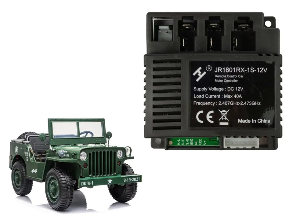 ⁨Centralka moduł JR1801RX-1S-12V do pojazdu JH101⁩ w sklepie Wasserman.eu