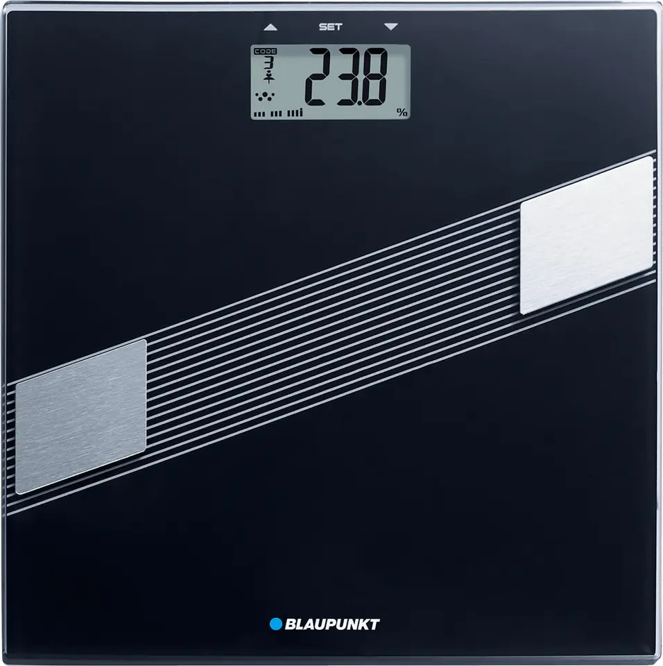 ⁨Blaupunkt BSM411 Square Black Electronic personal scale⁩ at Wasserman.eu