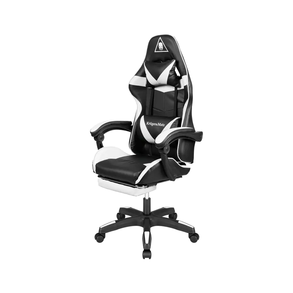 ⁨Kruger&Matz GX-150 Gaming Chair Black & White⁩ at Wasserman.eu