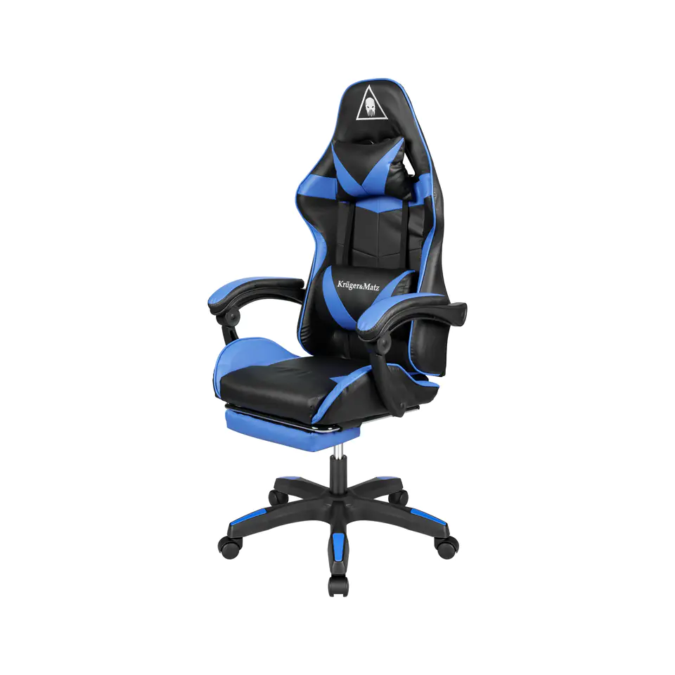 ⁨Kruger&Matz Warrior GX-150 Gaming Chair Black-Blue (1LL)⁩ at Wasserman.eu