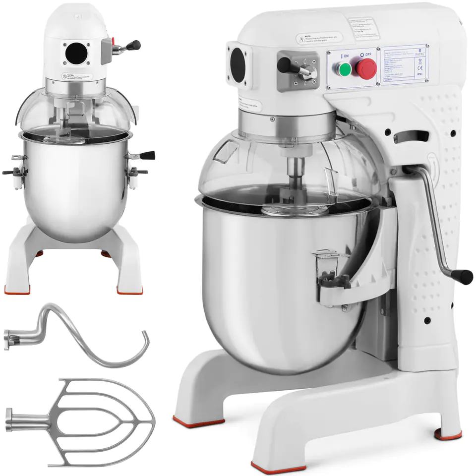 ⁨Mikser robot planetarny spiralny z opuszczaną misą 30 l 1100 W⁩ w sklepie Wasserman.eu