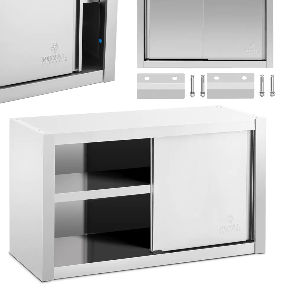 ⁨Wall catering cabinet with sliding doors STAL 100 x 45 x 60 cm⁩ at Wasserman.eu