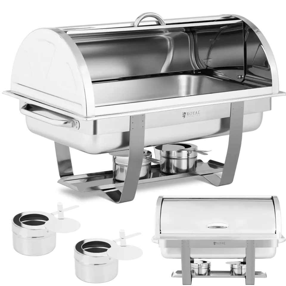 ⁨Paste-top food warmer with lid RollTop GN 1/1 8.5 l⁩ at Wasserman.eu